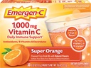 Daily Immune Support Caffeine Free Vitamin C Adds ilə təchizatçı, B Vitamins və Electrolytes, Super Orange Flavor - 30 Count
