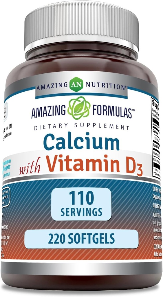 Formule uimitoare Calciu cu vitamina D3 220 Softgels Supliment 