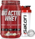 iSatori Bio-Active Whey Protein Toz - Vanilla Swirl (30 Xidmət) və iSatori Klassik Blender Şişe (Qırmızı Top ilə Çiçək Şişe)