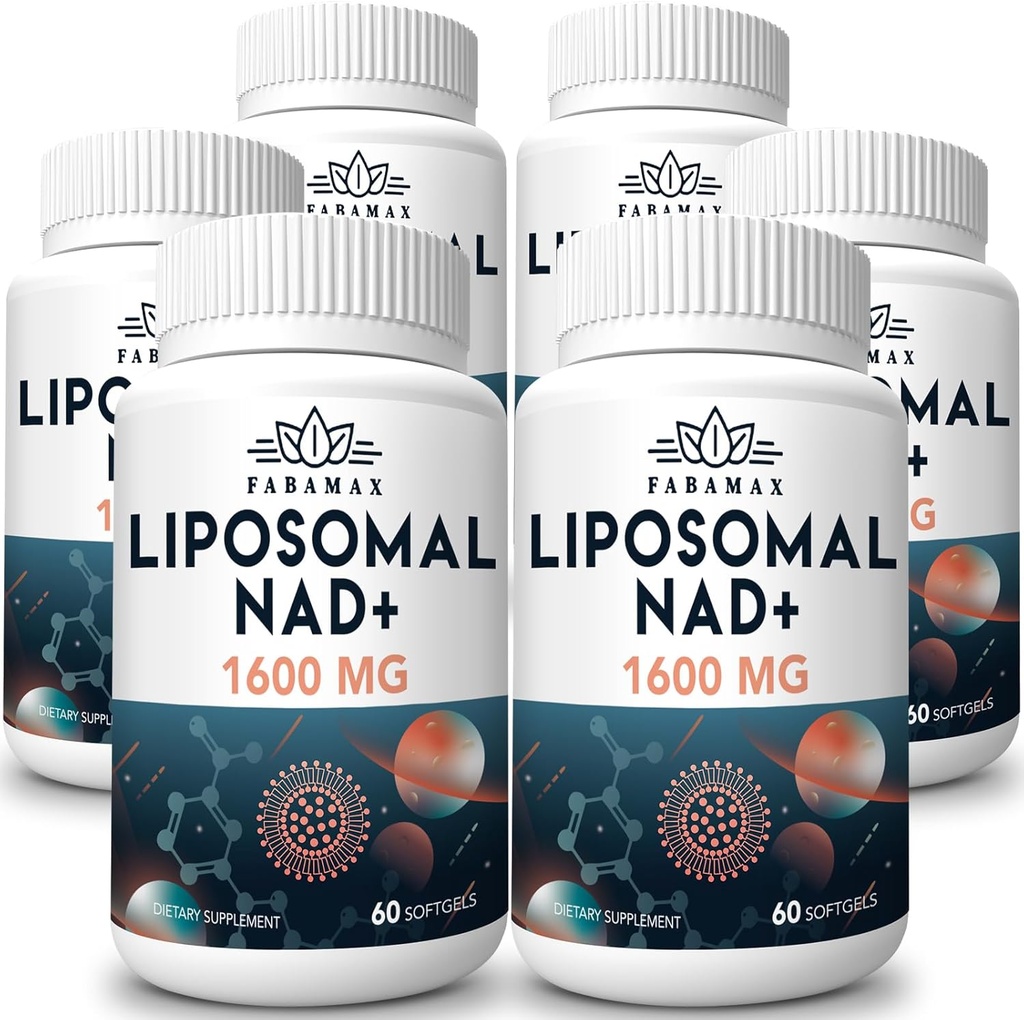 1600 mg Liposomal NAD Eksperti, 98 Pure NAD + Ekspert, Superior Absoreksiya, Nicotinamid Riboside və ya NADH üçün NAD + Aging Mühafizə, Enerji, Longevity, 360 Softgels