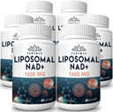 1600 mg Lipozomálne doplnky NAD, 98% Pure NAD+ Supplement, Superior Absorbtion, Alternative to Nicotinamide Riboside alebo NADH to Boost NAD+ for Aging Defense, Energy, Longevity, 360 Softgels