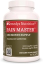 Remedy's nutrition Pain Master - 1.000mg, 60 Cápsulas Vegan Herbal Dietary Supplement - Dois meses de fornecimento