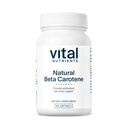Vital Nutrients Natural Beta Carotene 25,000IU - Precursor to Vitamin A - High-Dose Antioxidant - Vision, Skin, and Health Support - Gluten, Dairy, Soy Free - 90 Softgels