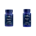 Life Extension Super K Vitamin K1, K2 MK-7, MK-4, Vitamin C, Bone/Heart Health, 3-Month Supply and Boron 3 Mg 100 Vegetarian Capsules