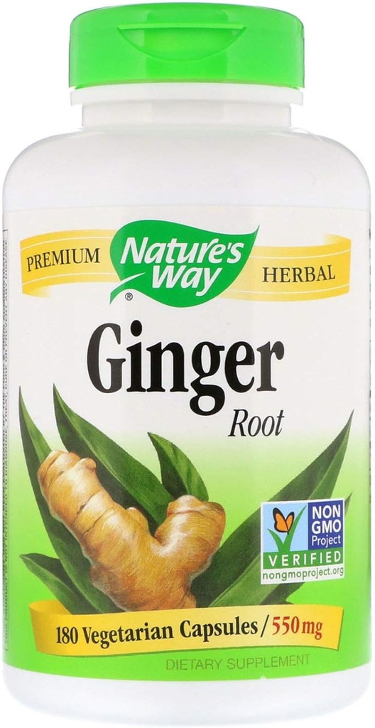 Cesta přírody Ginger Root 550 mg, Kapsle 180ea