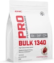 GNC Pro Performance Bulk 1340 Mass Gainer Protein Powder, 50g, Gluten Free, Whey, Creatine, BCAA, 3rd Party Tested, Muscle Recovery & Growth, Micronutrients, Strawberries och Cream, 9 Servings
