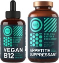 WILD BRANDSTOF Apetite Suppressant voor gewichtsverlies en Vegan B12 vloeibare bundel