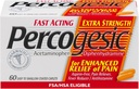 Percogesic Extra Strength Acetaminophen & Diphenhydramine Pain Relief, Fast-Acting aspirin-Free Fire Selection & Antihistamin, 60 Kont