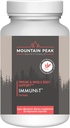 Mountain Peak Nutritionals Imuni-T - Ajuta la sustinerea sistemului respirator si imunitar - Zinc, vitamina A, vitamina C si vitamina B6 - Supliment alimentar hipoalergic (60 capsule vegetariene)
