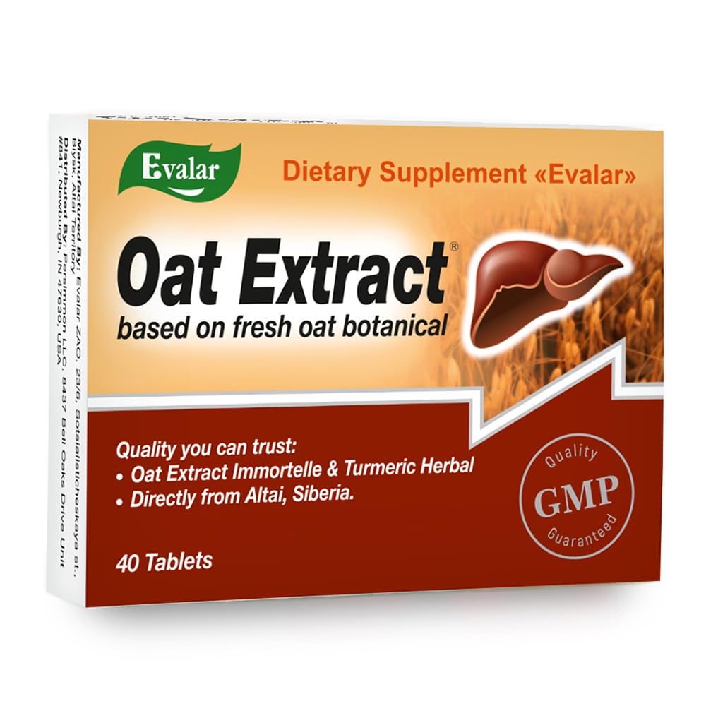 Oat Extract Immortelle Turmeric Herbs Ovesol Siberian 40 Tabs