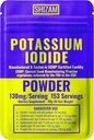 SHIZAM Iodide Potassium 130 mg 65 mg Kits de supervivencia en po, Capsule de Iodine Iodine Líquido pílulas de tabletas de tabletas de tabletas Tabas Suplemento Alt, materiais de prepping 130mg 65mg