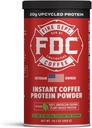 Fire Department Coffee - geeft terug naar brandweer - Instant Coffee Proteine Powder - Plant Based Proteine Powder - 100% Amerikaans-Grown, Made with Upcycled Barley Protein - Veteran Owned - 14,1 oz Can