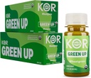 Shot Kor Ginger Spirulina Shot - 24 Pack x 1,7 Fl Oz - Green Up Shot - Daily Greens Superfoods Shot - USDA certifié biologique