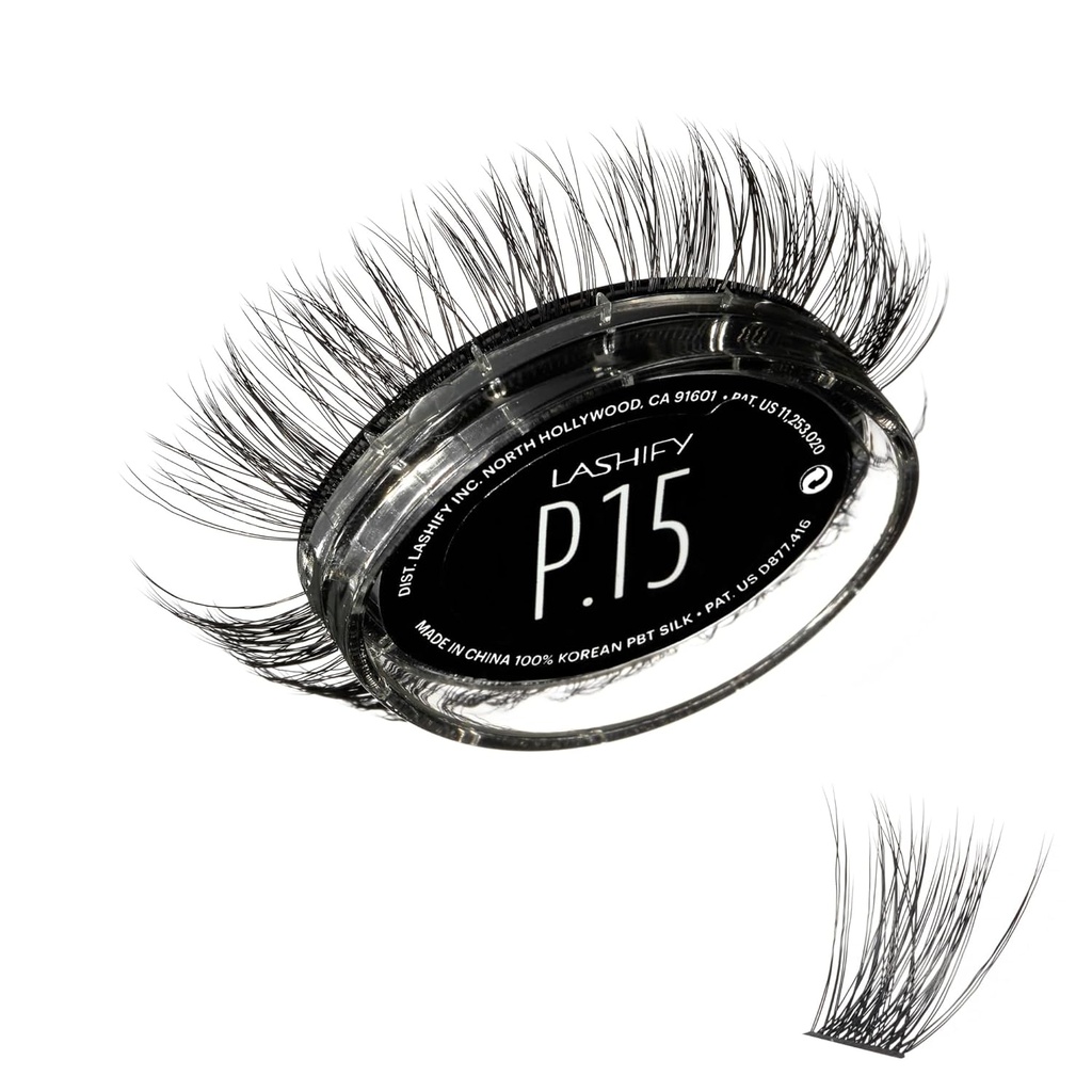 Lashify Plushy 15mm Gossamer Lashes in Black, Easy DIY False Lashes pre hlasné ešte stále prírodný vzhľad