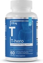 Elements Essencials T Hero - Daily Testosterone Implementació de la implementació per als homes - Proteots Vitaly & Drive - amb Ashwagandha, Shiajitt, Boron, DMMMM - 60 Compte - 30 Servings