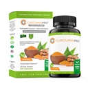 curcuminpro Complete Vegan | BioSoluble Brown Rice Protein & Organic Turmeric Curcumin Supplement | Plant-Based Formula for Daily Wellness | 60 Count