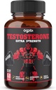 Testosterón doplnok pre mužov s Ashwagandha, Tribulus, ženšen a viac - 11 bylín - podpora sily - 60 Vegan Kapsule 1 mesiac dodávky