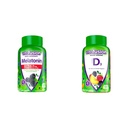 Vitafusion Extra Strength Melatonin Gummy Vitamins, 5mg, 120 ct Gummies & Vitamin D3 Gummy Vitamins for Bone and Immune System Support