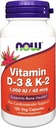 Şimdi Gıdalar D-3 & K-2 - 120 Veg Capsules