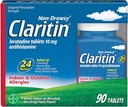Claritin Indomy & Allery Alleries, 90-Tablets