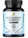 Magnesi complex  Biosfera 470 mmg de Magnesi Glici Glicite, Matete, & Citerate per a Muscles, Nerves, & Energia Absture Vegan, No-GO, 120 Capules