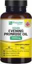 Vegan Abend Primrose Öl 2000mg mit Vitamin E & B6 – 60 Vegan Softgels| Pure Cold Pressed I 180mg GLA pro Kapsel I Frauengesundheit I Premium Qualität I von Prowise Healthcare