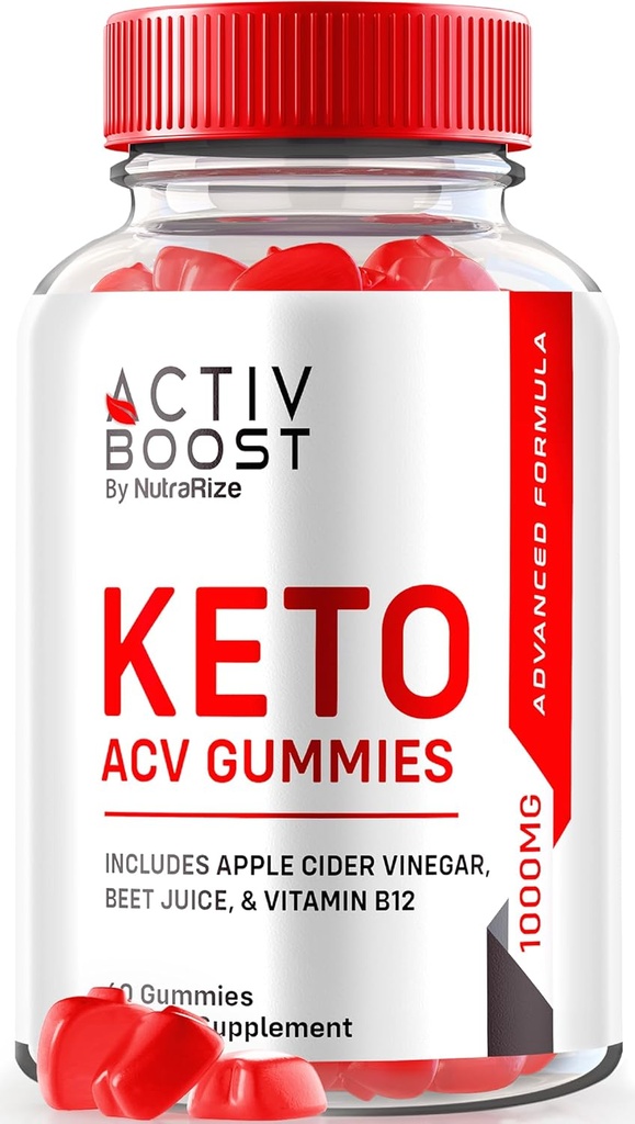 NutraRize Activ Boost Keto ACV Gummies - Ətraflı Çıxış əvvəllik, Maksimum Güc, Gomitas Reviews (60 Gummies)