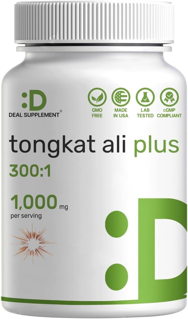 Tongkat Ali Extract 300:1 kiimainen Goat Weed 1100mg ... Indonesian Longjack Eurycoma Longifolia Root ... Extra Strength Kasviperäisten täydentää energia