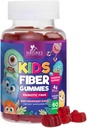 Fiber Gummies for Kids - Dietary Fiber 4g Per Serving - Daily Kids Fiber Gummy Supplement - Soluble Inulin Prebiotic Gummy for Digestive Health Support - Plant-Based Regularity Support - 60 Gummies
