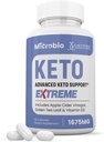 Microbio Keto ACV Extreme Pills 1675MG Keto Support Blend Capsule Alternative to Keto ACV Gummies Formulated with Apple Cider Vinegar Extra Virgin Olive Oil Powder Green Tea Leaf 60 Capsules