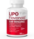 Lipo-Flavonoid Plus Tinnitus Relief - 반지 귀에 대한 의사 추천 - 비타민 C, B1, B2, B6, B12, & 칼슘과 임상 입증 레몬 Bioflavonoid Complex - 150 캡슐