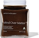 Apothékary Mind Over Matter 认知支持蘑菇粉,记忆和焦点,压力救济草药补充剂,无糖,维冈,无咖啡因