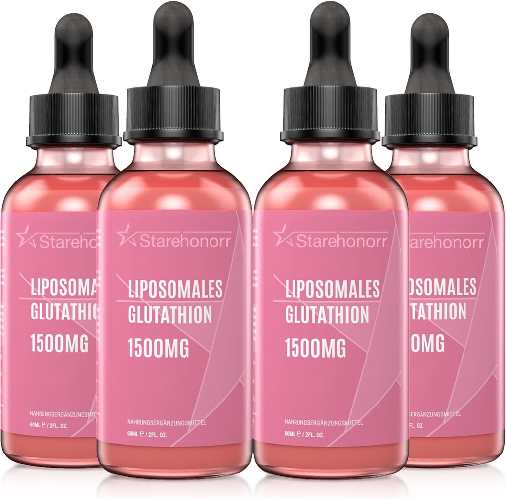 Liposomal Glutathione Liquid 1500 mg, Reduced Glutathione Supplement, 8,11 oz