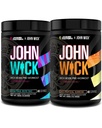 Jacked Factory X John Wick - Wick Mode Pre Workout Powder - Intense Energy, Battle-Ready Focus, Unstoppable Commitment, and Sheer Will - Baba Yaga Blue Raz & Last Tropical Sunrise