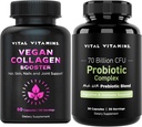 Vital Vitamin Vegan Collagen Booster + Probiotisk kompleks