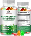 2 Pack Hemp Gummies for Pain, Sleep, Relaxation - Extra Strength with Magnesium & Vitamins - High Potency Natural Hemp Oil Extract Supplement, Vegan Gummy Bears