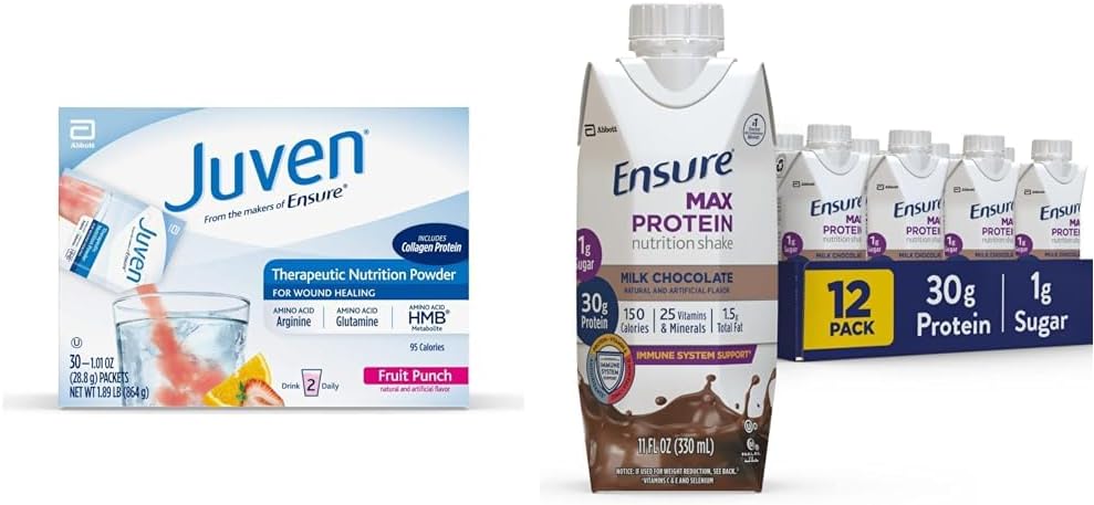 Juven Terapeutické Nutrition Drink Mix Prášek pro léčbu zranění Podpora a zajistit Max Protein Nutrition Shake s 30g proteinu