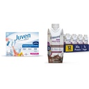 Juven Therapeutic Nutrition Drink Mix Powder for Wound Healing Support & Ensure Max Protein Nutrition Shake with 30g of Protein