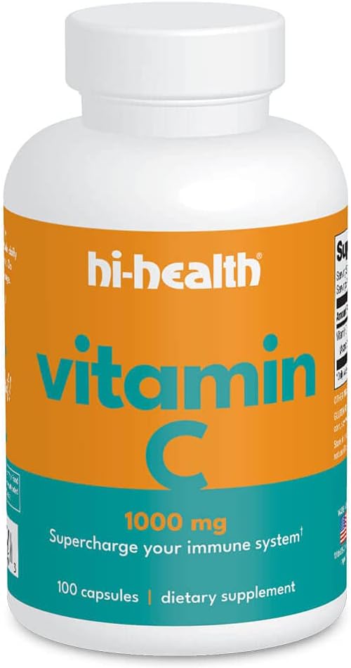 Hi- Health Witamina C 1000mg z Rose HIPS (100 kapsułek)