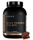 Kaged Whey Protein Isolate Powder | Chocolate | 100% Pure Low Lactose Whey | Post Workout Recovery Drink | Supports Muscle Building | Supplements for Men & Women | 41 Servings