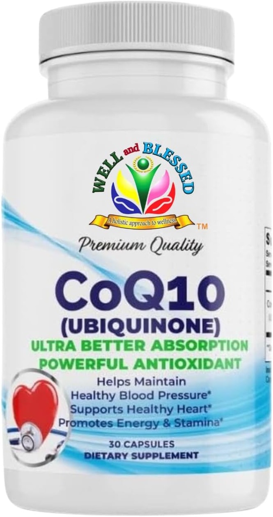 CoQ10 (Ubiquinone) - 30 Капсули - Ultra Better Absorption Formula