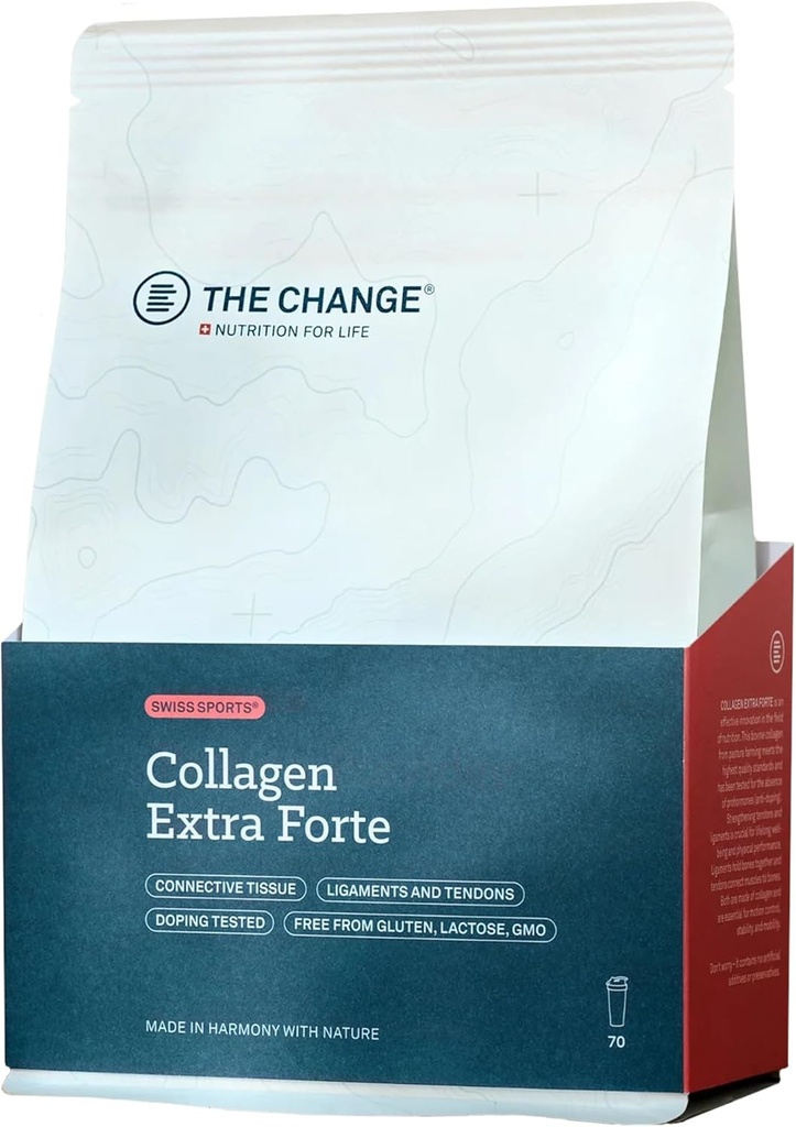 Collagen Extra Forte - Hydrolyzed Powder Collagen for Women & Men - Organic Protein to Support Healthy Muscle, Joint & Bone Strength, Non-GMO, Lactose and Gluten Free 350g