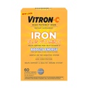 Vitron-C Iron Supplement Plus Vitamin C, Supports Immunity and Boosts Energy, 60 Count