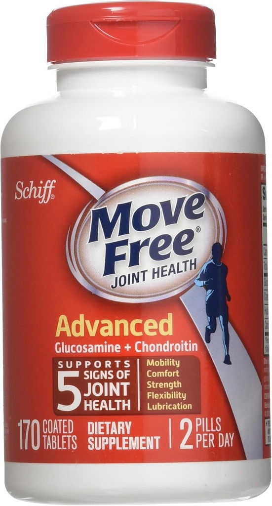 Schiff Move Free Joint Health Ditary Supplement, Advanced Glucosamine Chondroitin 170 tablet