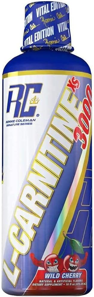 Metabolismo de ácidos y apoyo a la fuerza muscular magra, estimulante gratis, azúcar libre, cero carbohidratos, cereza salvaje, 16 Oz