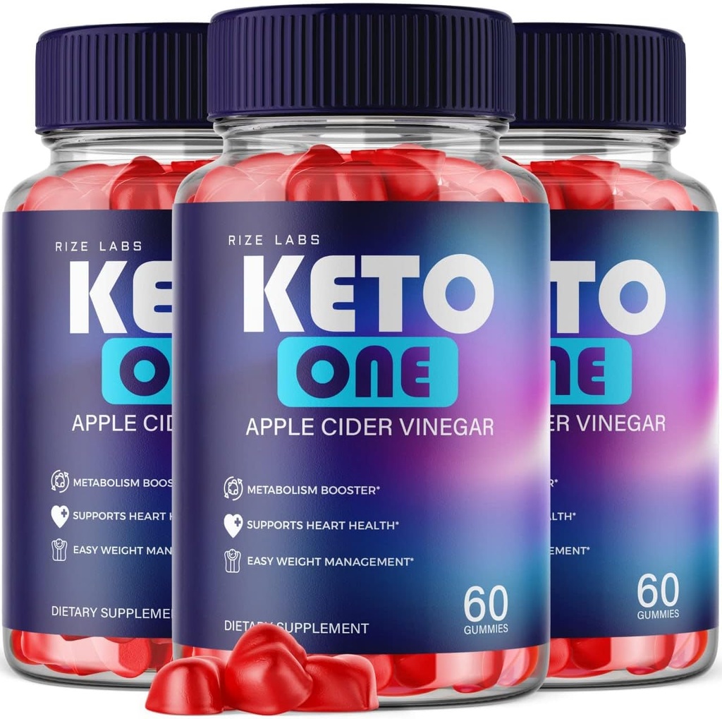 rize labs - Keto One ACV Gummis für Gewichtsverlust - mit Apple Cider Essig - Advanced Formula Energy Supplement Burns Belly Fat (180 Gummis)