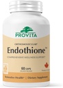 PROVITA Endothione , Glutathione Booster | Supports Natural L-Glutathione Production | Precursors with Zinc, Selenium " Probiotic | Detox Support | Immune Health | Liver Function | 60 Veg Capsules