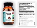 Sadne kapsule DR Wakde's Garcinia (Garcinia Cambogia, 60 Veg Caps, rastlinsko-bazen dodatek, ajurvedski zelišče, vse naravno, Vegan)