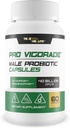 Probiootiline Vigorade - Pro Vigorade Mees probiootikumid Kapslid - Meeste tervise toetamine Probiootiline valem - Soolestiku tugi - Looduslik immuunsuse tugi - 40 miljardit CFU-d Premium tervist toetavatest probiootikumidest