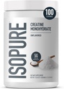 Izopure 100% čistý kreatin- monohydrát prášek, bez cukru, bez příchutí, 5g kreatin- monohydrát per serving, 1.1 Lbs, 100 Servings (Balení květen Vary)
